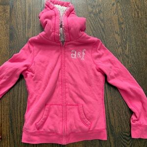Abercrombie & Fitch Kids Sherpa Zip-Up Hoodie